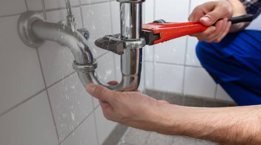 Indoor tankless water heater installation in Shawnee, WY